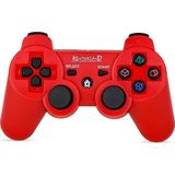 Brf Store Megsan Kontorland P3G - Ps3/pc Uyumlu Titreşimli Kablosuz Oyun Kolu Gamepad (Kırmızı) - Siyah