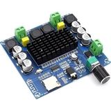 Brf Store Megsan Sanec 2 x 100W Bluetooth 5.0 Amfi Devresi TDA7498 Tf Kart XH-A105 - Siyah