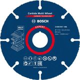Brf Store Nerimu Bosch Professional 1x Expert Carbide Multi Wheel Kesici Diskler (Sert Ahşap, Çivili Ahşap, Pl - Siyah