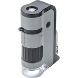 Brf Store Nerimu Carson MP-250 Microflip 100-250X LED Işıklı Cep Mikroskobu Akıllı Telefon Digiscoping Adaptör - Siyah