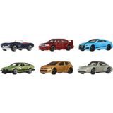 Brf Store Nerimu Hot Wheels 1:64 Ölçekli Metal Oyuncak Arabalar, Özel Süslemelere Sahip 6'lı Avrupa Aracı Seti - Siyah