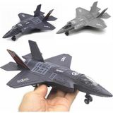 Brf Store Nerimu Metal Model Ucak F-35 Sesli Işıklı Çek Bırak Yüksek Kalite Savaş Uçağı Oyuncak - Siyah