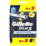 Brf Store Oreviosell Gillette Blue3 Slalom Kullan At Tıraş Bıçağı 8'li Standart