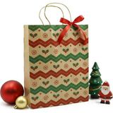 Brf Store Pmstore 19X26 Premium Yılbaşı Hediye Çantası (4 Adet) – Dayanıklı Kraft Kağıt Çanta, Hediye Paketi I - Siyah
