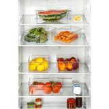 Brf Store Pmstore Deconox Kırılmaz Ultra Dayanıklı Buzdolabı Düzenleyici Organizer Kutu Şeffaf - 28X19X9CM (81 - Siyah