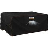 Brf Store Pmstore Haegs Bahçe Mobilyası Örtüsü, 250-210-90CM, Ağır Hizmet Oxford Kumaş, Su Geçirmez, Dış Mekan - Siyah