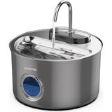 Brf Store Pmstore Haustier WF009LS-M Otomatik Kedi Su Çeşmesi,kedi Su Sebili, Su Pınarı 3.5lt Geniş Hazne, Sus - Siyah