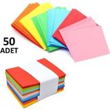 Brf Store Pmstore Hobialem 50 Adet, Renkli Zarf, 7x9 Cm, Renkli Mini Zarflar Karışık Renklerde, Kartvizit Zarf - Siyah