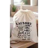 Brf Store Pmstore Stonehill, Sade Tasarım Wash Desenli Ham Bez Kumaş Çok Amaçlı Kirli Çamaşır Torbası 40X50 (1 - Siyah