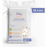 Brf Store Prime Baby Me Bebek Temizleme Pamuğu 15X60 Adet - Siyah