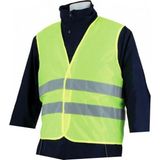 Brf Store Prime BADEM10 Fosforlu Reflektörlü Ikaz Yeleği Sarı 5 cm Reflektörlü - Siyah