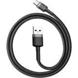 Brf Store Prime Baseus Halo, 3.0 A Usb-A & Usb-C Şarj & Data Aktarım Kablosu, 1 Metre, Siyah