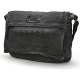 Brf Store Prime Cappadocia Vintage 4028 Salaş Omuz Çantası Pamuk Kanvas Postacı 15.6 Laptop Okul Seyahat Günlü - Siyah