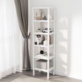 Brf Store Prime Deconox 6 Katlı Köşe Rafı | Banyo, Mutfak ve Kiler Için Yer Tasarruflu Organizer | Çok Amaçlı - Siyah