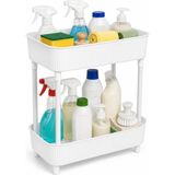 Brf Store Prime Iki Katlı Raf Mutfak Banyo Düzenleyici, Tezgah Evye Lavabo Altı Üstü Organizer, 2 Kat Dolap Iç - Siyah