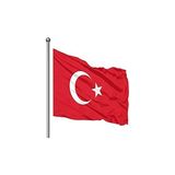 Brf Store Prime Türk Bayrağı 70X105CM - Siyah