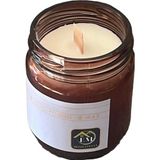 Brf Store Sepetium 210 ml Paçuli&bergamot&tarçın Kokulu Kavanoz Mum - Siyah