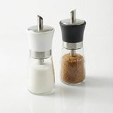 Brf Store Sepetium Deconox 1 Adet Cam Toz Şekerlik ve Baharatlık – Paslanmaz Metal Detaylı Dökme Ağızlı Şeker - Siyah