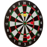Brf Store Sepetium Delta Spor Dart Seti 38 cm (15 Inç) + 6 Dart Oku (6 Gr) Hedef Tahtası - Siyah