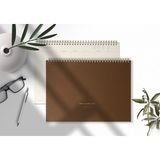 Brf Store Sepetium Fark Tanıtım Aylık Spiralli Tarihsiz Planlayıcı - 110GR Ivory Kağıt, 21X29.7 Cm, 24 Yaprak, - Siyah