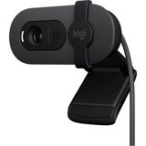 Brf Store Sepetium Logitech Brıo 100 Full Hd Web Kamerası, Toplantı ve Yayın Amaçlı, Otomatik Işık Dengesi, Da - Siyah
