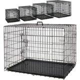 Brf Store Sepetium Metal Kedi Köpek Kafesi 120X75X84CM Siyah