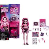 Brf Store Sepetium Monster High Güzellik Sırları Draculaura Bebek ve Aksesuar Seti, Face Roller ve Özelleştiri