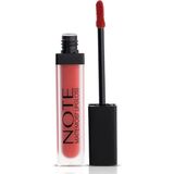 Brf Store Sepetium Note Cosmetics Mattemoist Lipgloss 404 Jolly Yarı Mat Saten Bitişli Likit Ruj, Kahverengi - Siyah