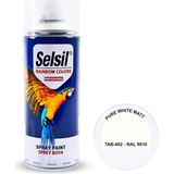 Brf Store Sepetium Selsil Raınbow 400 ml Sprey Boya Beyaz Mat - Siyah