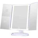 Brf Store Shopandenjoy Land Of Myth - 1X-2X-3X-10X Büyütmeli 37 LED Işıklı Makyaj Aynası, 3 Panel, Katlanabili - Siyah