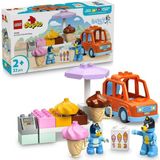 Brf Store Shopandenjoy LEGO Duplo Bluey ile Dondurma Gezisi 10458 | 2 Yaş ve Üzeri Çocuklar Için 2 Figür Içere - Siyah