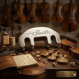 Brf Store Shopandenjoy Sevilla Keman Susturucu, Kaliteli Döküm Metal, Gümüş Renk, 4/4 3/4 1/2 Boyutları - Siyah