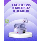 Brf Store Shopletsell YXG10 Kablosuz Kulaklık – Bluetooth 5.4, Dokunmatik, LED Ekranlı Şarj Kutusu - Siyah