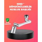 Brf Store Sidelyasell 1080° Dönebilen Püskürtme Filtreli Musluk Başlığı Su Tasarruflu - Siyah