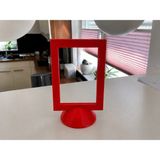 Brf Store Sidelyasell Modern Fotoğraf Çerçevesi – Masaüstü ve Raf Üstü Dekoratif Resimlik-Kırmızı - Siyah