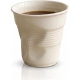 Brf Store Su Store Arvale Buruşuk Kupa Fincan Seramik El Yapımı Tasarım Mug Kahve Bardağı (1, Küçük) - Siyah