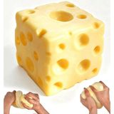Brf Store Su Store Jumbo Cheese Squishy Block - Stres Giderme Için Büyük Sıkıştırmalı Peynir Oyuncağı, Yetişki