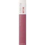 Brf Store Su Store Maybelline New York Super Stay Matte Ink Likit Mat Ruj - 15 Lover (Pembe) - Siyah
