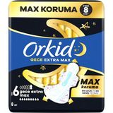 Brf Store Su Store Orkid Ultra Hijyenik Ped Gece Ekstra Max (Boy 6) 8 Adet Ped