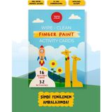 Brf Store Vialivaavm Tots & Folks Silinebilir Parmak Boyası Aktivite Kartları - Wipe Clean Finger Paint Activi