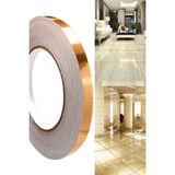 Brf Store Yavuzsell 1 cm 50 Metre Gold Fayans Arası Dekoratif Renkli Dekor Su Geçirmez Sızdırmaz Bant 1420 - Siyah