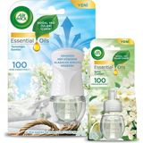 Brf Store Yavuzsell Air Wick Le Elektrikli Oda Kokusu Temizliğin Esintisi Kit (Cihaz + Yedek Şişe) + Bahar Çiç - Siyah