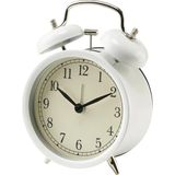 Brf Store Yavuzsell Ikea Dekad Analog Nostalji-Alarmlı Saat Çanlar Çalar Saat ile Metal Kasa ve Ön Cam – G x D - Siyah