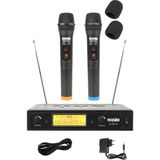 Brf Store Yavuzsell Lastvoice LM-202X-EE Çiftli El Tipi Telsiz Kablosuz Mikrofon - Siyah