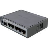 Brf Store Yavuzsell Mikrotik Hex S (2025) E60IUGS 2.5g Sfp Bağlantı Noktası, 5x Gigabit Ethernet, Poe Çıkışı, - Siyah