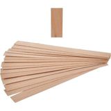 Brf Store Yavuzsell X-Perk Ahşap Mum Fitili Mum Fitil Doğal Mum Fitil 10 Adet Boy 15 cm En 15 mm - Siyah