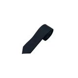 Brianze 5 Cm Siyah Diagonel Çizgili Slim Kravat