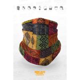 Bricave Renkli Afrika Etnik Geometrik Desenli Motosiklet Bandana Boyunluk Maske