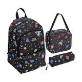 Brick Bag Okul Çantası 3'Lü Set (5'Li Paket)