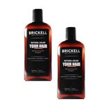 Brickell 2x237 ml Erkeklere Özel Beyazlamış Saç Sakal Şampuanı